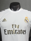 2019-2020 RMA Home Player Version Retro Soccer Jersey