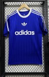 2025 AD Casual Blue Fans Training shirts *三叶草