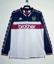 1997-1998 Man City Home Long Sleeve Retro Soccer Jersey (长袖) 1997-1998 Man City Home Long Sleeve Retro Soccer Jersey (长袖)