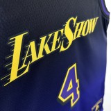 24-25 LAKERS KNECHT #4 Royal blue City Edition Top Quality Hot Pressing NBA Jersey