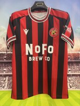 25-26 Walsall Home Fans Soccer Jersey