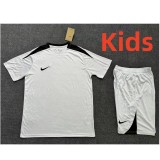 2025 NK White Kids Training Short Suit
