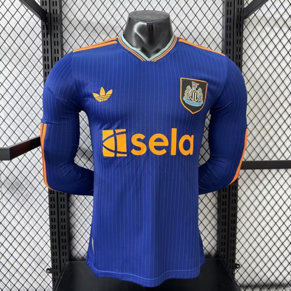 25-26 Newcastle Third Long Sleeve Player Version Soccer Jersey*长袖球员