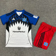 25-26 Hamburger Home Kids Soccer Jersey