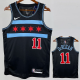 2019 BULLS DEROZAN #11 Black City Edition Top Quality Hot Pressing NBA Retro Jersey