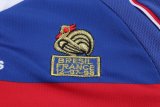 1998 France Home Long sleeves Retro Kids Soccer Jersey