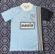 1996 AD Oasis Joint Edition Blue Retro Version Polo Short Sleeve