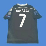 2014-2015 RMA Third Black Long Sleeve Retro Soccer Jersey