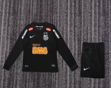 2013 Santos FC Away Long sleeves Kids Retro Soccer Jersey