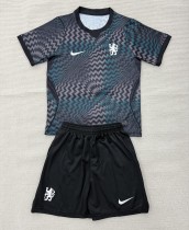 26-27 CHE Black GoalKeeper Kids Soccer Jersey