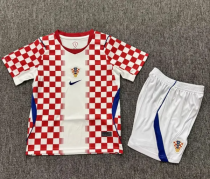 2026 World Cup Croatia Home Kids Soccer Jersey