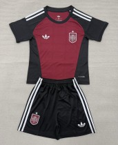 2026 Spain Red Black GoalKeeper Kids Soccer Jersey 2026 Spain Red Black GoalKeeper Kids Soccer Jersey