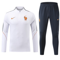 26-27 France High Quality Half Pull Tracksuit