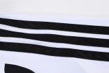 2026 AD White Kids Half Pull Tracksuit