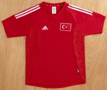 2002 Turkey  Home Retro Soccer Jersey