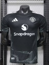 26-27 Man Utd Black Goalkeeper Player Version Soccer Jersey