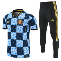 26-27 Man Utd  Short shirts and Long trousers Suit (圆领)