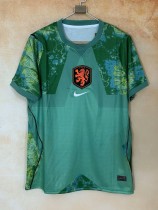 2026 NetherIands Green GoalKeeper Fans Soccer Jersey