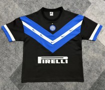 26-27 INT Blue Short sleeves Loose And Thickened Hoody