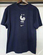 26-27 France Blue High Quality Casual T-Shirt