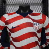 2026 World Cup USA Home Long Sleeve Player Version Soccer Jersey*长袖球员