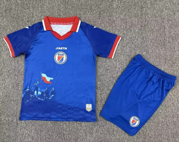 2026 Haiti Home Kids Soccer Jersey