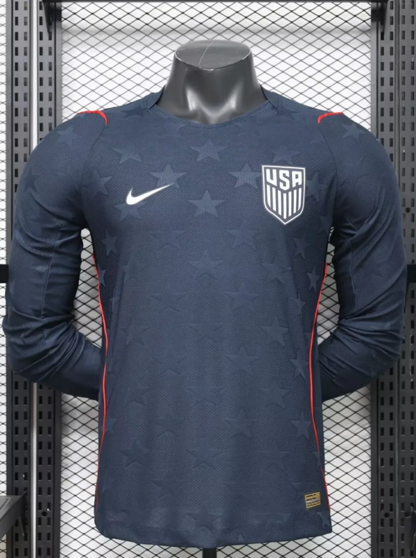 2026 World Cup USA Away Long Sleeve Player Version Soccer Jersey*长袖球员