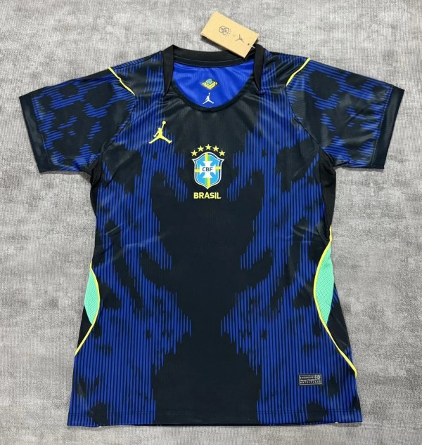 2026 World Cup Brazil Away Women Fans Soccer Jersey (女)