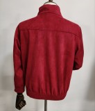2026 AD Red New Pattern Tang-Style Jacket