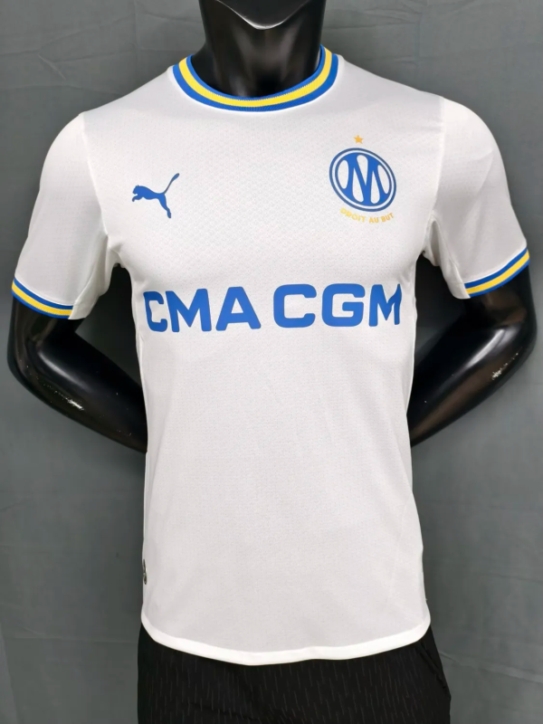 26-27 Marseille Home Player Version Soccer Jersey