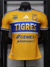 26-27 Tigres UANL Home Player Version Soccer Jersey