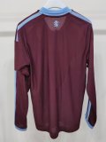 26-27 Aston Villa Home Long Sleeve Player Version Soccer Jersey*长袖球员