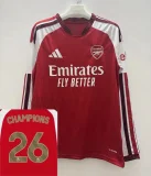 26-27 ARS Home Print CHAMPIONS # 26 Long Sleeves Fans Soccer Jersey (长袖)