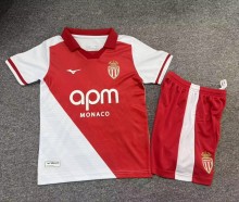 26-27 Monaco Home Kids Soccer Jersey