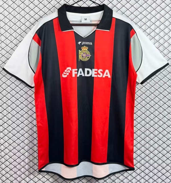2001-2002 La Coruna Away Retro Soccer Jersey