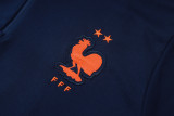 26-27 France High Quality Half Pull Tracksuit