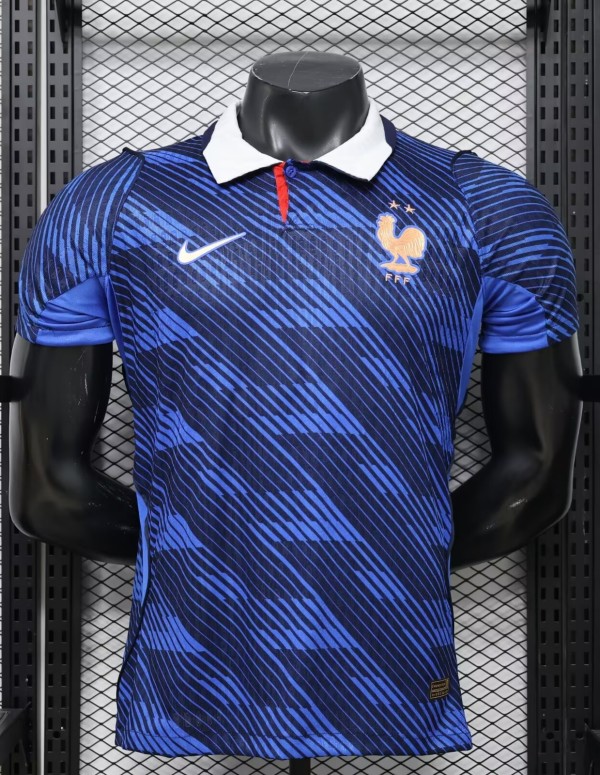2026 World Cup France Home Player Version Soccer Jersey
