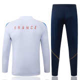 26-27 France High Quality Half Pull Tracksuit