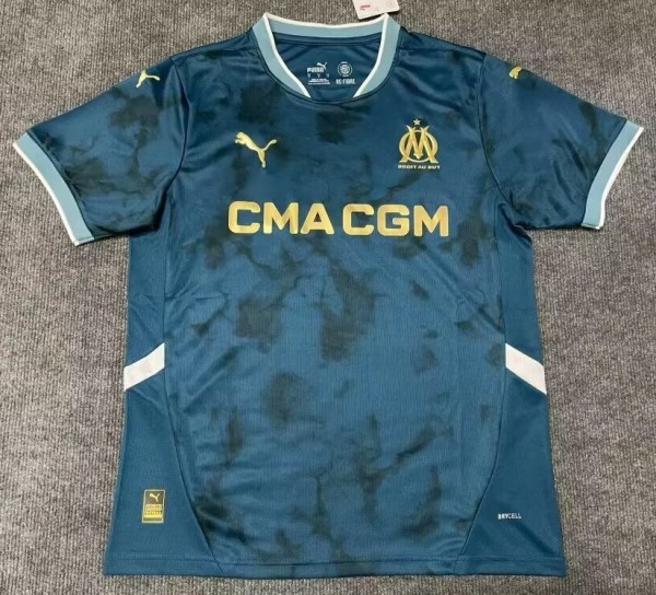 24-25 Marseille Away Fans Soccer Jersey