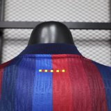 26-27 BAR Home Leaked Edition Long Sleeve Player Version Soccer Jersey (长袖球员)