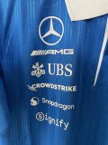 2026 Benz New Pattern Player Version Short Sleeve Racing Suit*有领