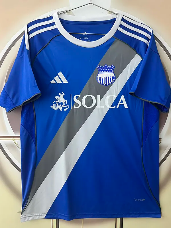 26-27 Sport Emelec Home Fans Soccer Jersey