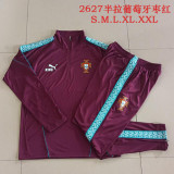 26-27 Portugal High Quality Half Pull Tracksuit