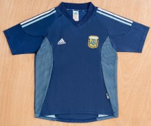2002 Argentina Away Retro Soccer Jersey