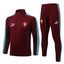 26-27 Portugal High Quality Half Pull Tracksuit