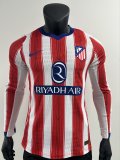 26-27 ATM Home Leaked Edition Long Sleeve Player Version Soccer Jersey*长袖球员