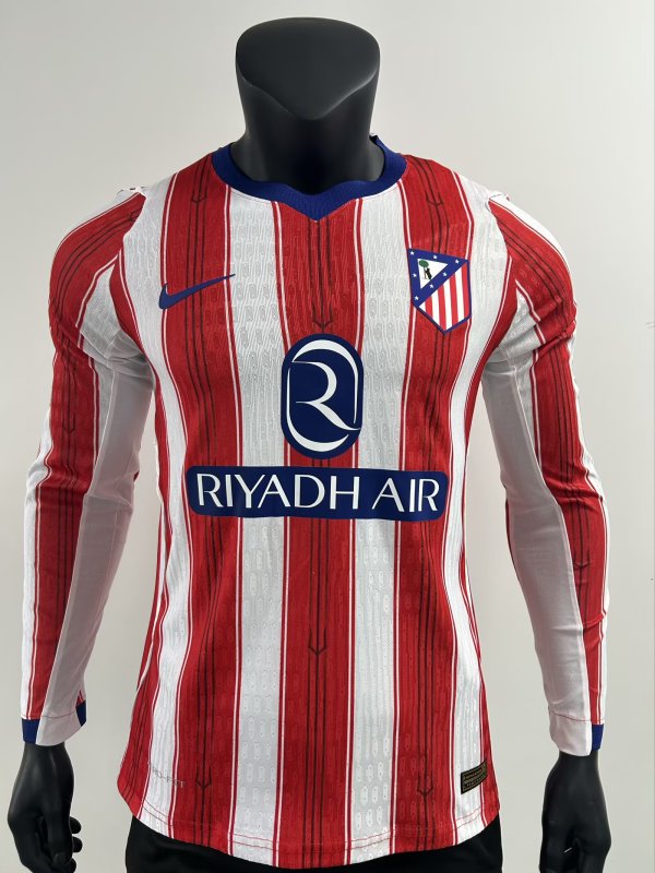 26-27 ATM Home Leaked Edition Long Sleeve Player Version Soccer Jersey*长袖球员