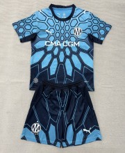 26-27 Marseille Blue GoalKeeper Adult Suit