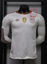 2026 World Cup Spain Away Long Sleeve Player Version Soccer Jersey (With 2 Star)*两颗星*长袖球员 2026 World Cup Spain Away Long Sleeve Player Version Soccer Jersey (With 2 Star)*两颗星*长袖球员