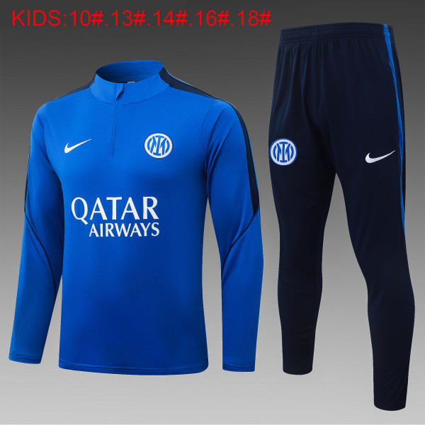 26-27 INT High Quality Kids Half Pull Tracksuit